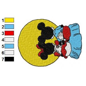 Mickey Disney Embroidery Design 2